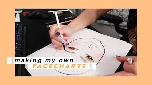 How To Make Your Own Face Charts Olivya Nora