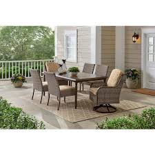 Hampton Bay Windsor 7 Piece Brown