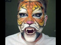 makeup tutorial tiger face paint