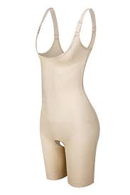 Amazingjoys Womens Open Bust Bodysuit Seamless Body Shaper