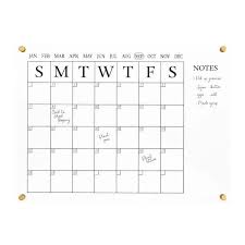 Wall Calendar Marker Board