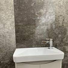 Sofia Dark Grey Bathroom Wall Cladding