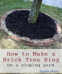 How To Make A Brick Tree Ring On Uneven