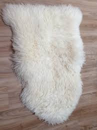 ikea ludde rug white cozy fluffy and