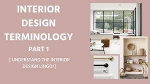 interior design terminology