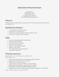 12 Resume Examples For Cashiers Business Letter