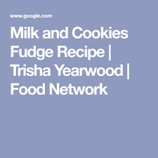 8 oz box or bag of elbow macaroni, cooked … (try dreamfields) one 12 oz can evaporated milk 1 1/2 cups ~did i mention that my daughter has a guitar signed by trisha yearwood? Milk And Cookies Fudge Recipe Milk N Cookies Food Network Recipes Fudge Recipes