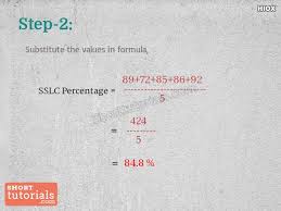 how to calculate sslc 10th percene