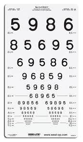 Lea Numbers 10 Translucent Eye Chart