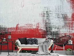 Red Abstract Wallpaper About Murals