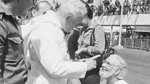Juan Pablo II y Ernesto Cardenal