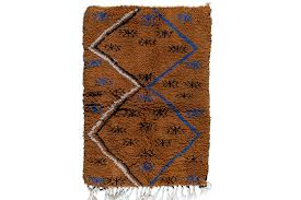 brown modern moroccan rug contemporary