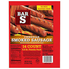 eckrich smoked sausage links cheddar