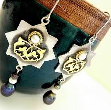 eastern art earrings persis collection