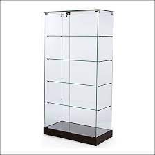 Economy Frameless Glass Display Case