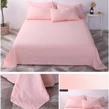pure color bed with three piece