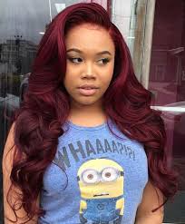 We rounded up a collection of auburn hair color ideas that traverse the spectrum, from dark muted rust to sunlight copper. Sew In Weave Hairstyles For Black Women Red Ends Vtwctr