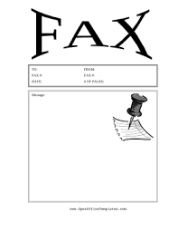Fax Cover Sheet Templates