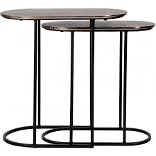 Chandon Side Table Set Of 2 Oval Richmond