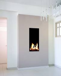 Tall Narrow Gas Fireplace Created By