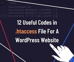 htaccess file for a wordpress