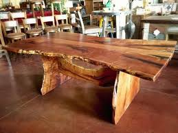 Live Edge Mesquite Rustic Dining Table