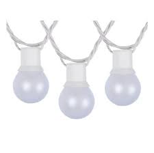 Led Outdoor String Lights Frosted Globe