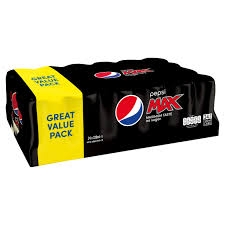 pepsi max sugar free cola cans 24 x 330ml