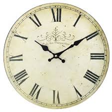 Large Wooden Wall Clocks Shabby Chic