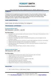 Curriculum vitae are long and can even be made up to 7 to 8 pages. Communications Intern Resume Samples Qwikresume