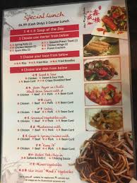 menu at new ming garden restaurant newport
