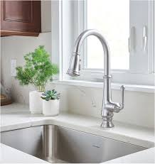 sleek single handle kitchen faucets