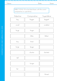 330 Free Degrees Of Comparison Worksheets Teach Degrees Of