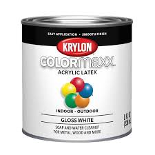 2 Pint Acrylic Latex Gloss Enamel Paint