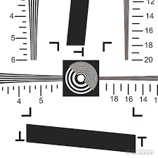 Mennon Iso12233 Resolution Test Chart In Lgp Light Box