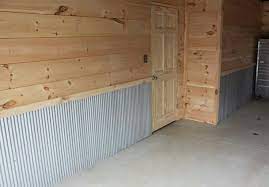 Shiplap Corrugated Metal Walls From
