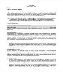 Project Manager Resume Template 10 Free Word Excel Pdf Format