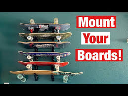 Easy Skateboard Wall Mount