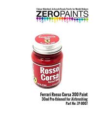 Paint For Airbrush Ferrari Rosso Corsa