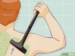 how to shave body hair men with