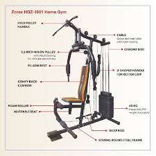zorex hgz 1001 workout home gym machine