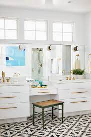 bathroom vanities with a makeup table