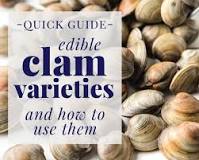 What clams are not edible?