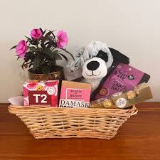 sweet impatiens gift basket roses are