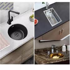 A recreational vehicle usually abbreviated as rv is a portable home mostly referred to as a home away from home. 304 Stainless Steel Matte Black Gold High Polished Round Oval Kitchen Sink Single Bowl Bar Rv Trailer Yacht Caravan Kitchen Sinks Aliexpress