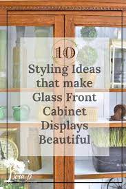 Glass Front Cabinet Displays