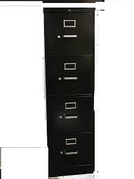hon 4 drawer metal file cabinet used