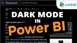 dark mode be available in power bi