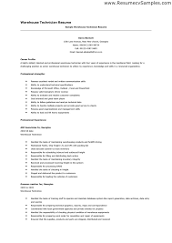 Resume for Warehouse Jobs warehouse associate maintenance and     toubiafrance com