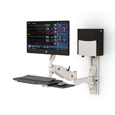 Wall Mounted Medical Computer Workstation